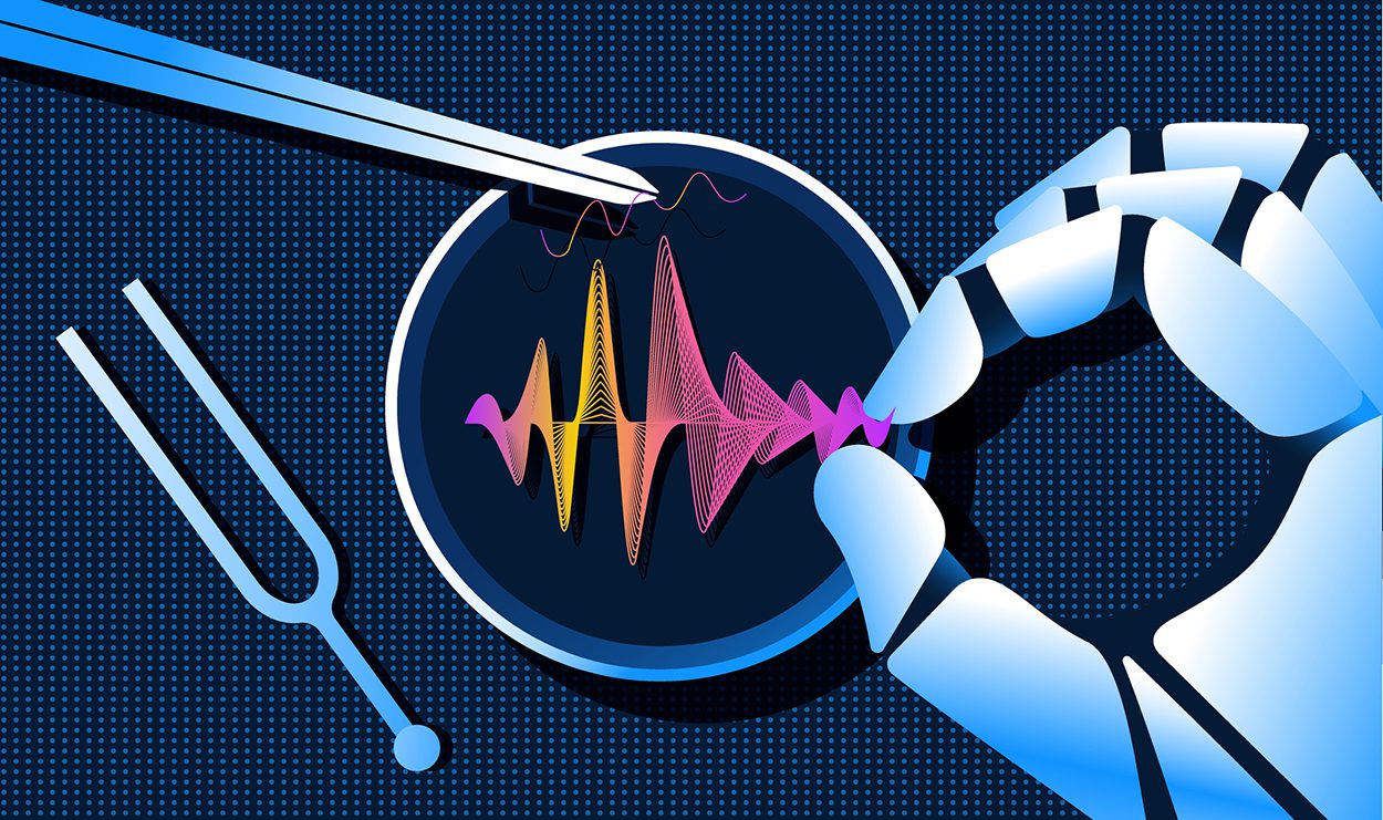 Ρομπότ που δημιουργεί ηχητικά κύματα.