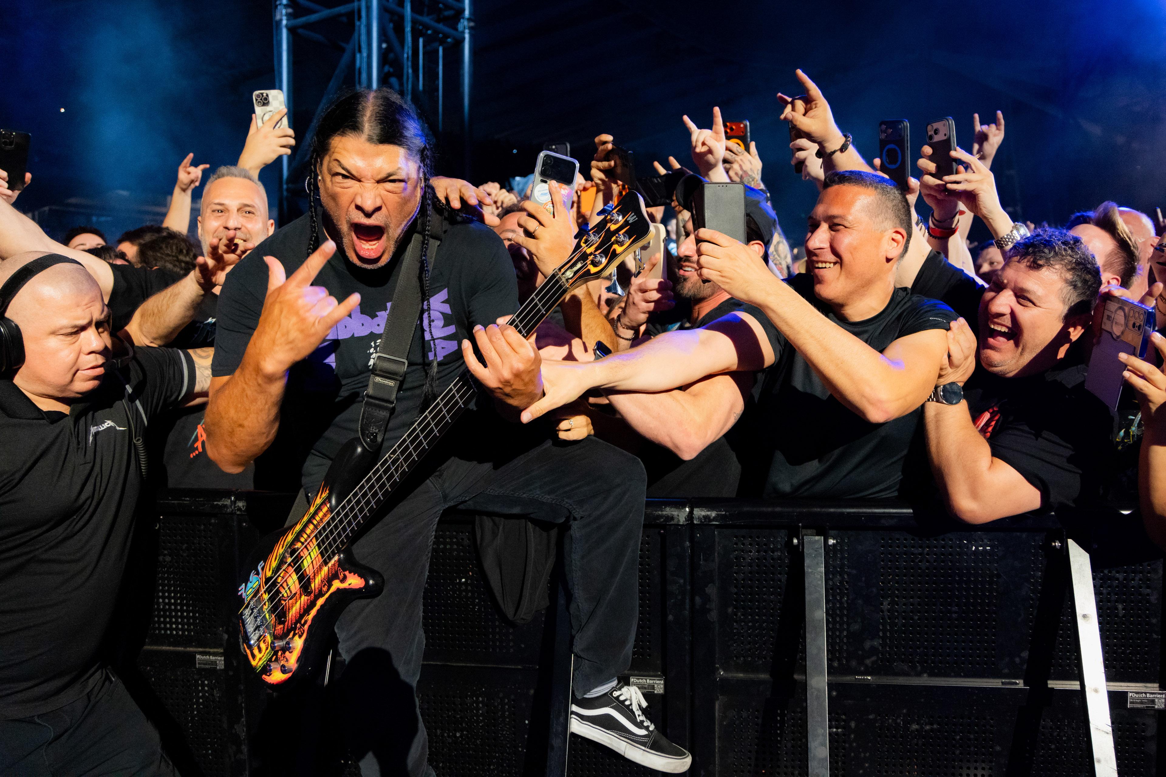 Metallica performs live at Olympic Stadium in Athens, Greece, on May 9, 2026
