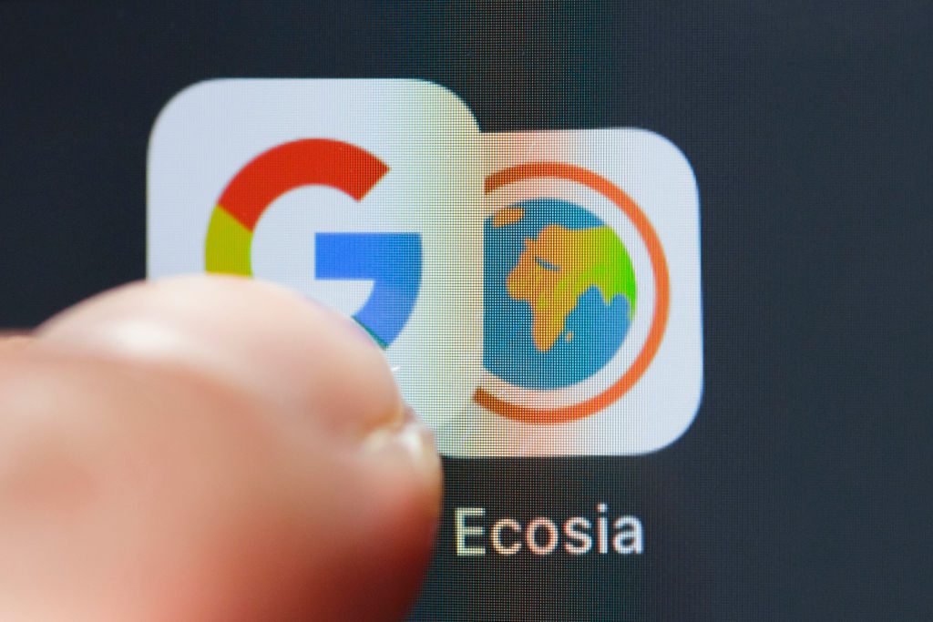 Web Search Engines Ecosia and Google