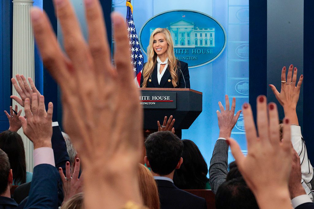 Katie Zacharia Holds Her First Briefing As White House Press Secretary